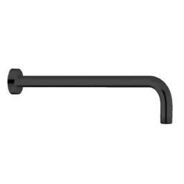 Damast Shower head arm Pegaso 40 series in round brass Ø 22 mm length 400 mm wall mounted matt black colour code 16232