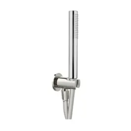 Damast Set Duplex Shower Class serie in messing met Atena handdouche + houder en 150 cm flexibele slang, kleur chroom cod. 15439